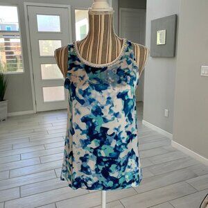 Jennifer Lopez Watercolor High Low Top